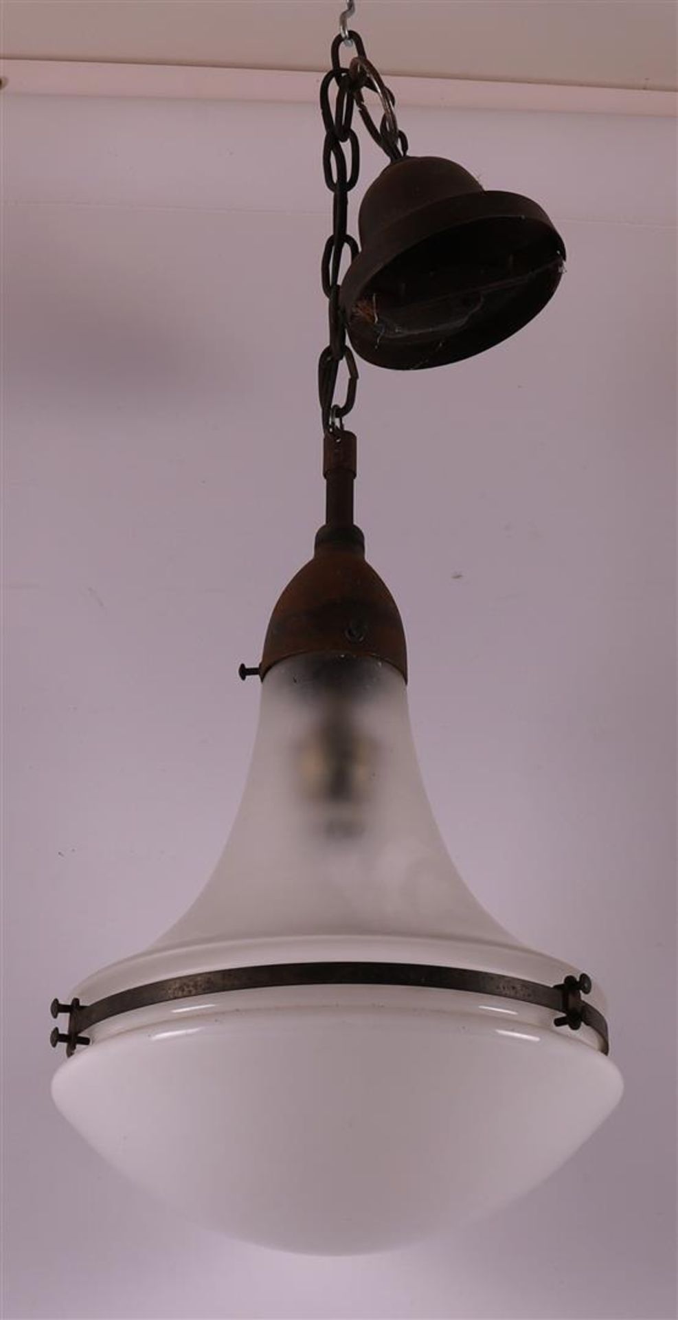 A 'Luzette' pendant lamp designed by Peter Behrens for Siemens, 20th century - Image 2 of 2