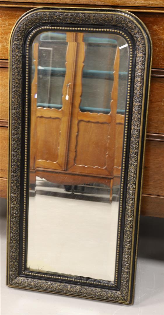 A mirror in profile frame, 19th century.