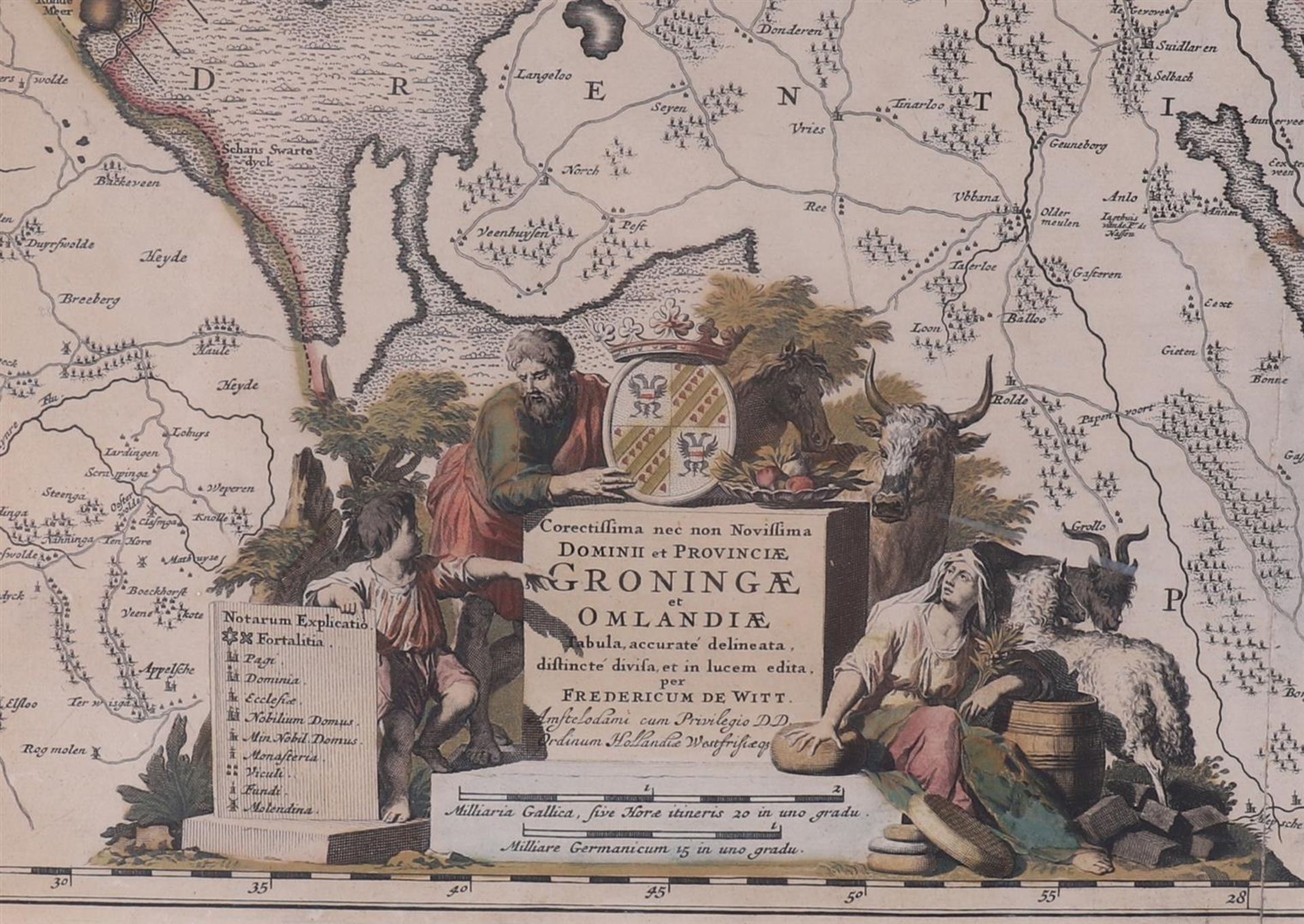 Topography, Groningen. 'Dominii et Provinciae Groningae et Omlandiae' 1721-1741. - Bild 2 aus 2