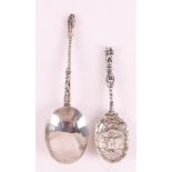 A 2nd grade 835/1000 silver apostle spoon, year letter 1818