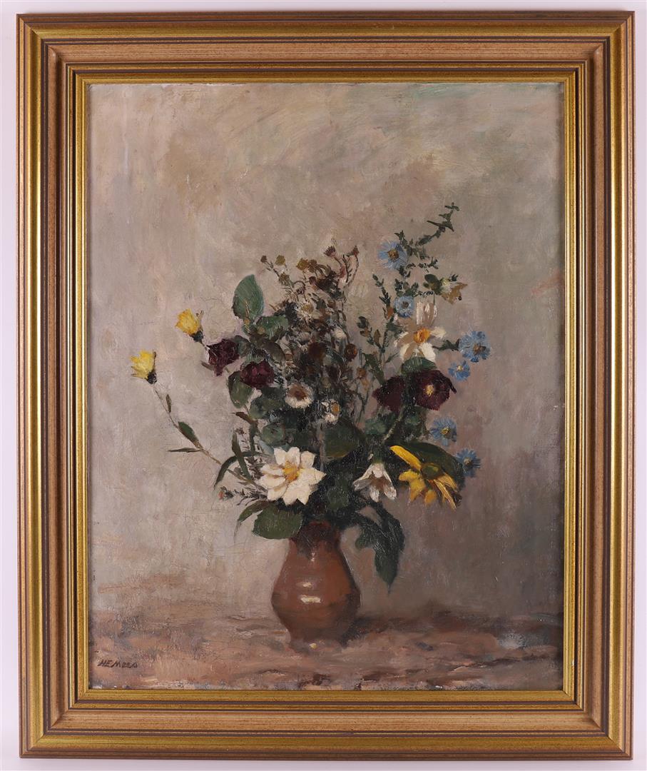 Mees, Herman Ellen (Veendam 1880-1964) 'Flower still life',