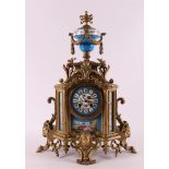 A gilded neo-style mantel clock, France, circa 1900.