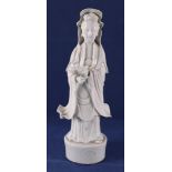 A Blanc de Chine Kwan Yin, China, 1st half 19th century.