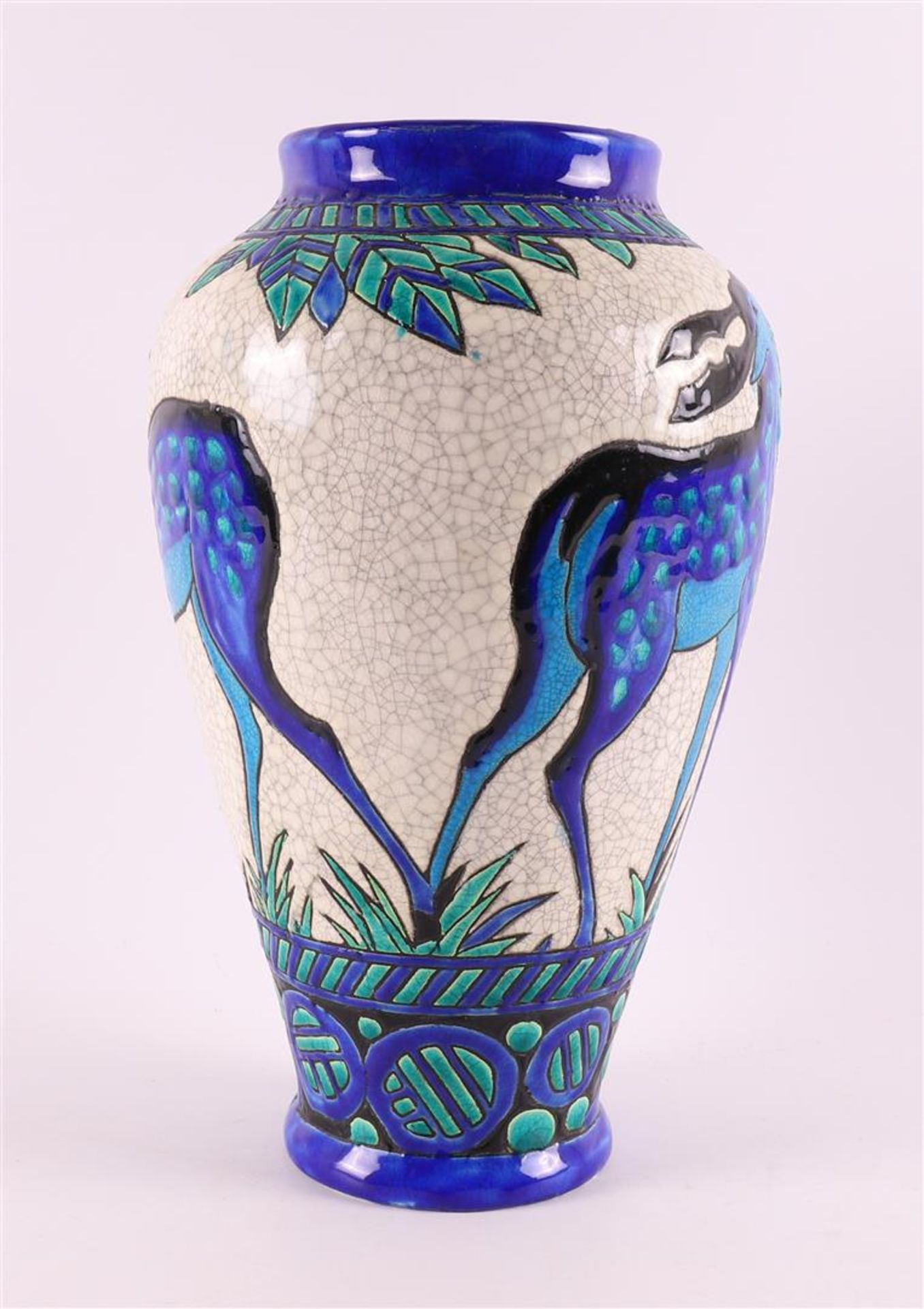 An earthenware Art Deco vase, Belgium, Catteau, ca. 1925. - Image 2 of 6