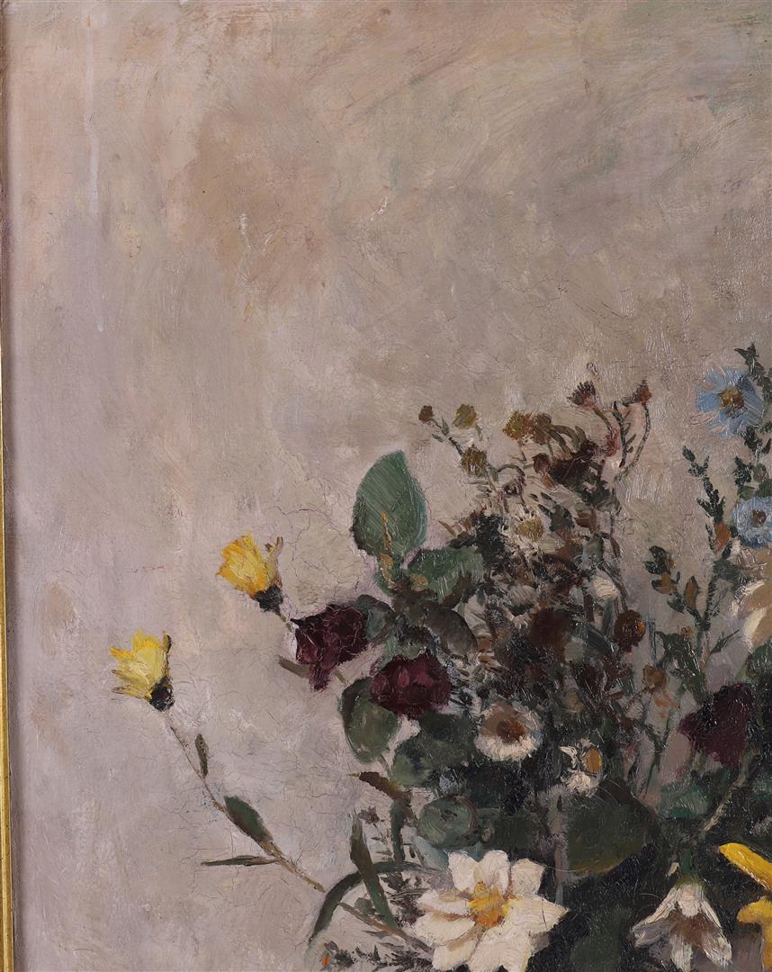 Mees, Herman Ellen (Veendam 1880-1964) 'Flower still life', - Image 3 of 7