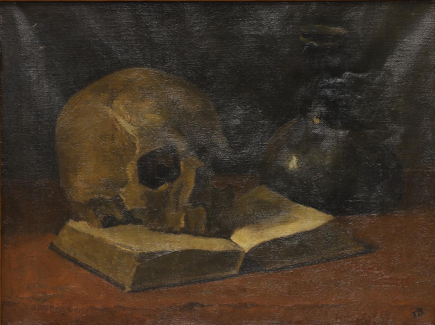 Braake ter, Frederink (Frits) Leonard (1897-1977) 'Vanitas', - Image 2 of 2