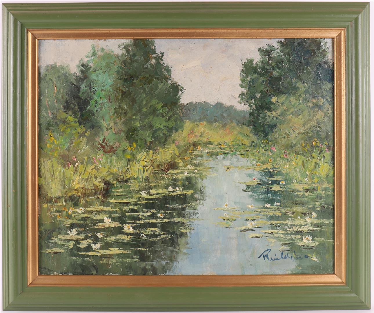 Wildeboer, Roelof (Roel) (Meppel 1902 - Hilversum1989) 'Maarse water', 1980