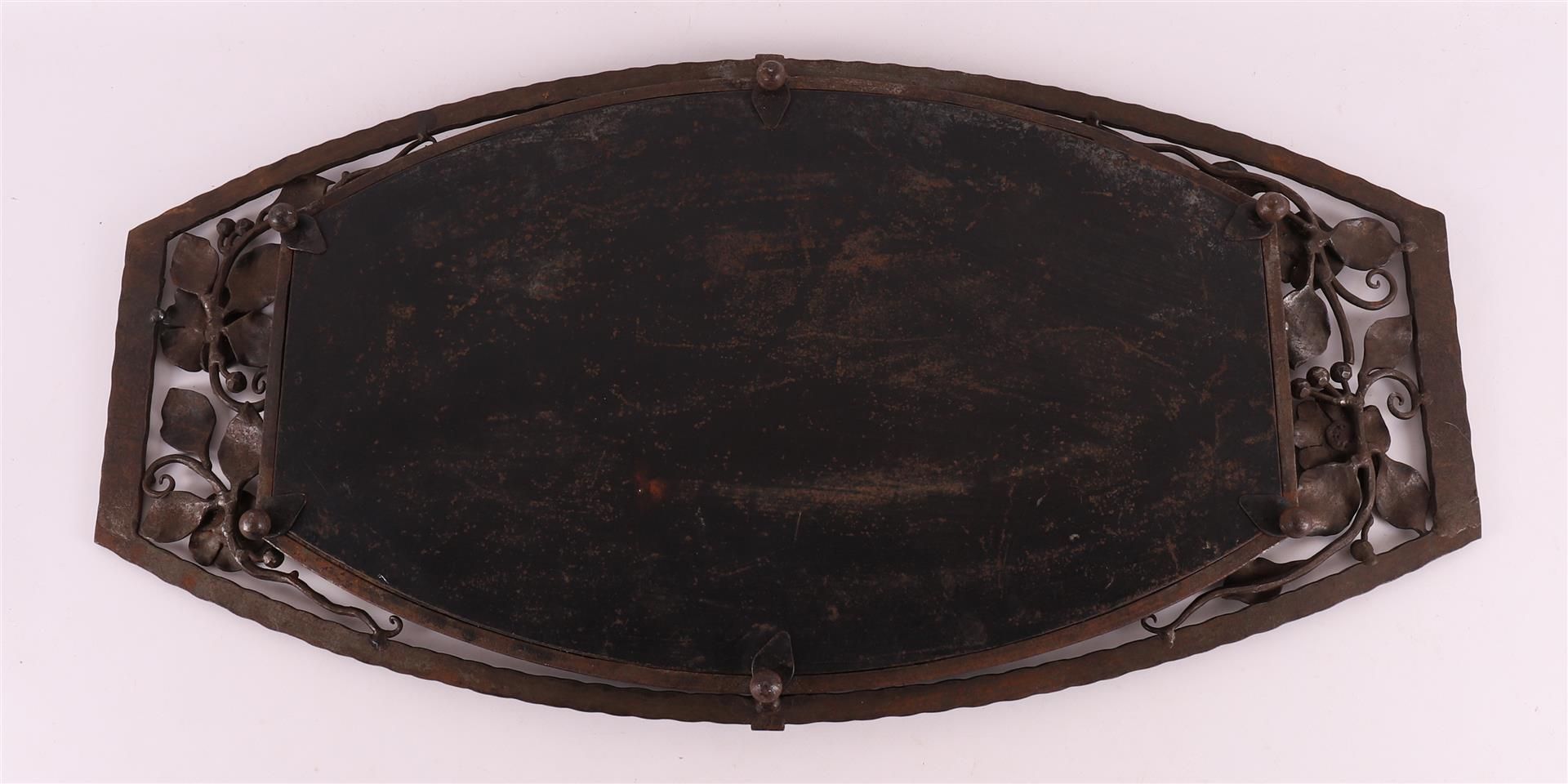 A wrought iron Art Deco tray, France, ca. 1920. - Image 3 of 4