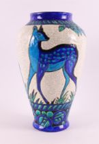 An earthenware Art Deco vase, Belgium, Catteau, ca. 1925.