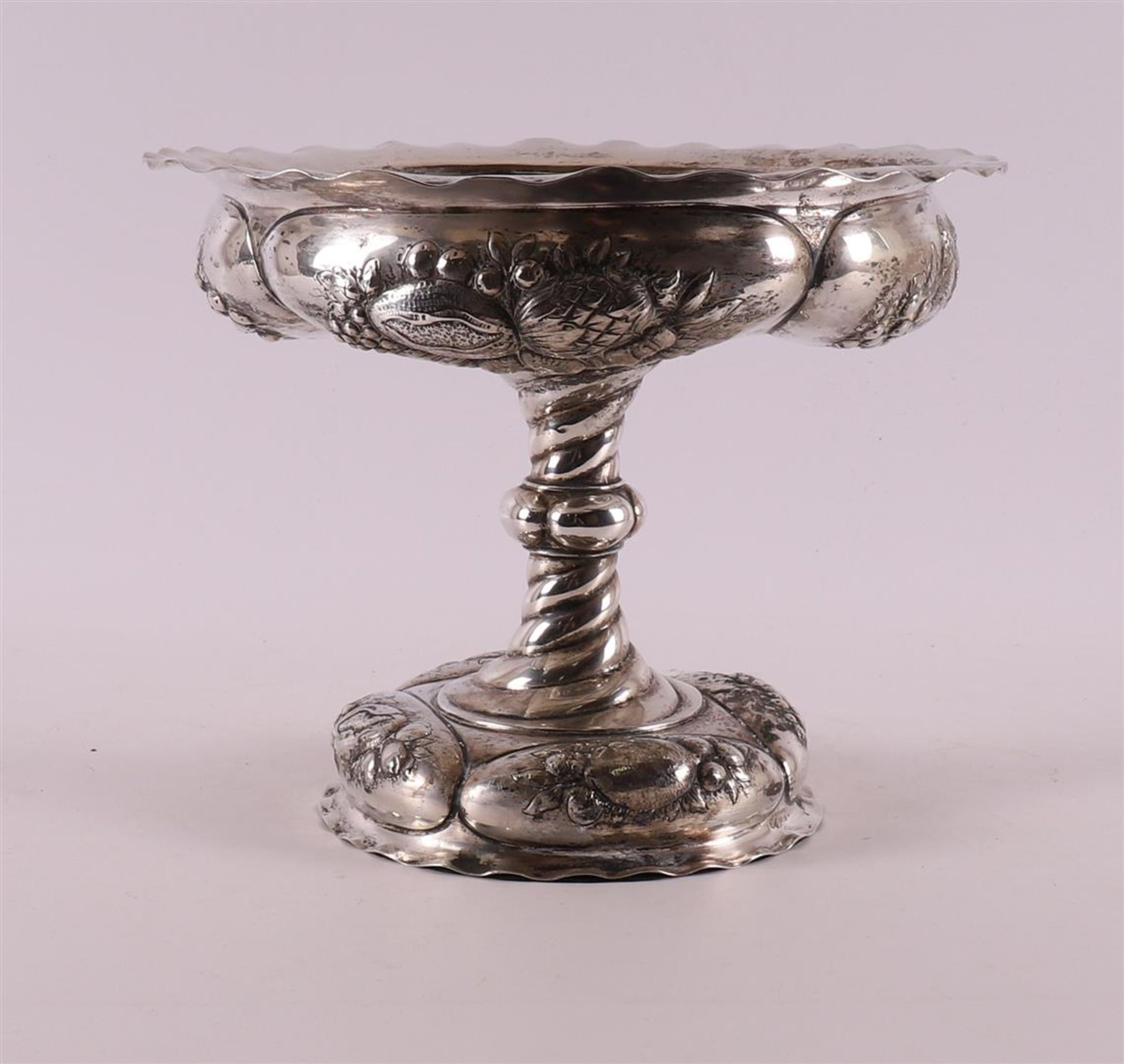 A 3rd grade 800/1000 silver tazza, Germany, L. Posen, late 19th century. - Image 2 of 5