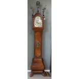 A grandfather clock, after an antique example, 2nd half of the 20th century.