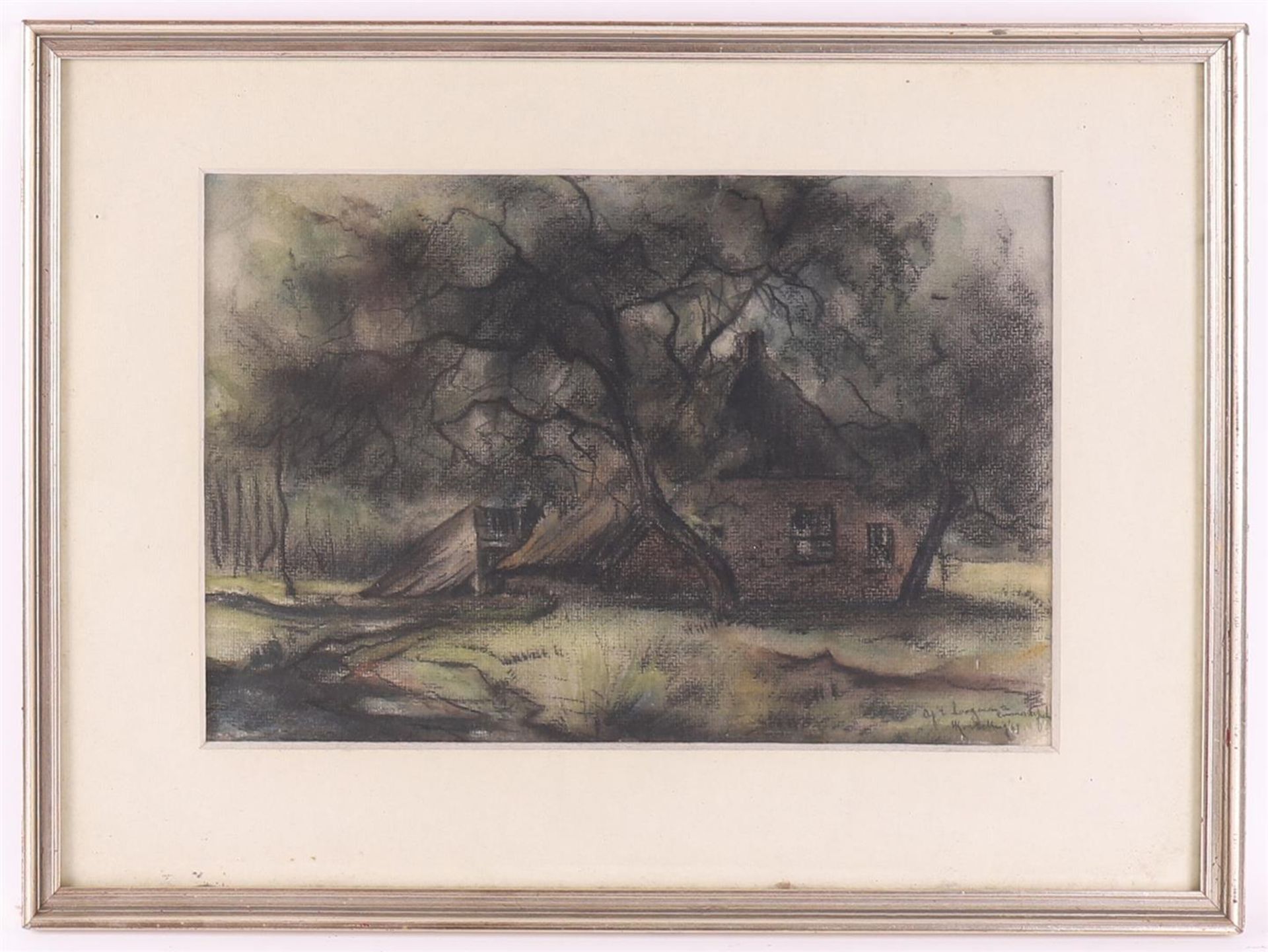 Korteling, Hendrik * (Emmen 1922-) 'Farmhouse',