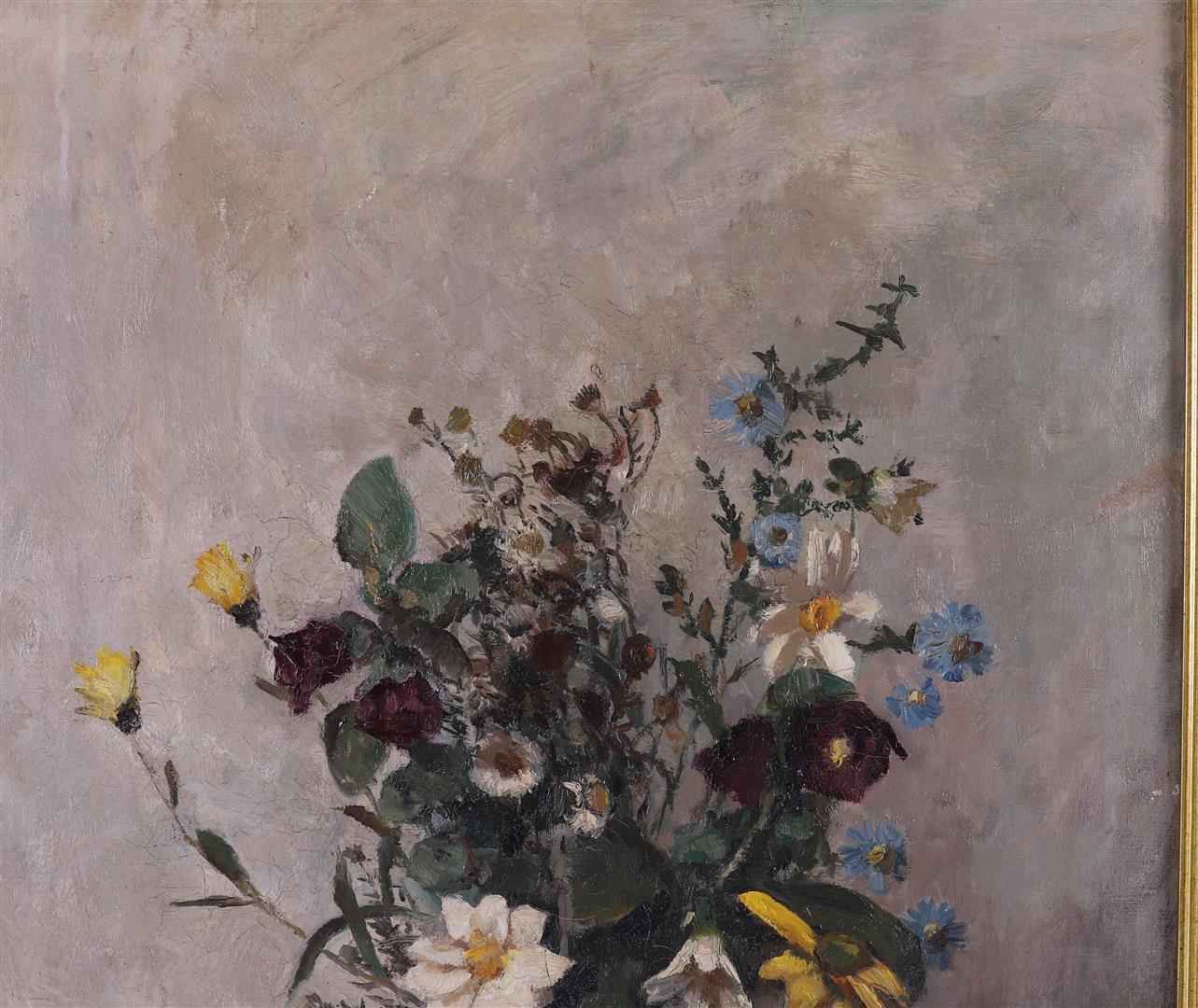 Mees, Herman Ellen (Veendam 1880-1964) 'Flower still life', - Image 4 of 7