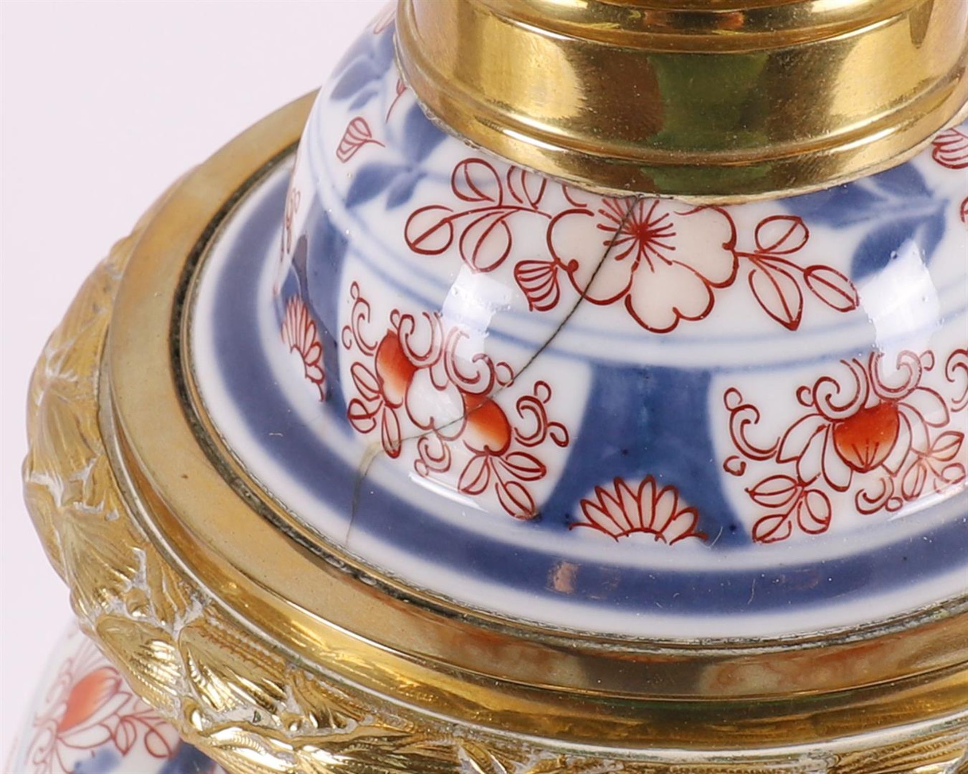 A porcelain Imari table lamp, circa 1900. - Image 2 of 3