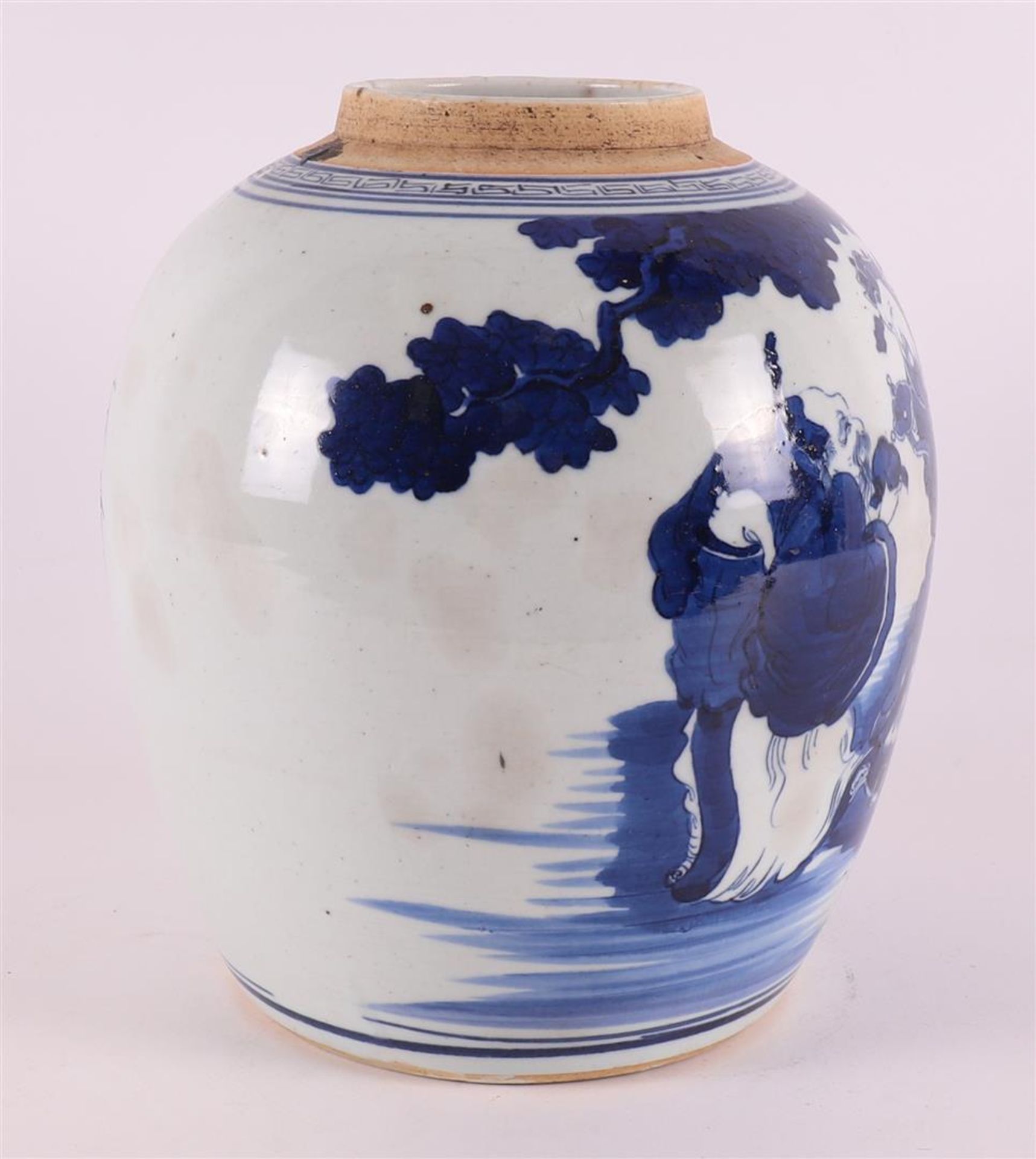 A blue/white porcelain ginger jar, China, 1st half 19th century. - Bild 4 aus 6