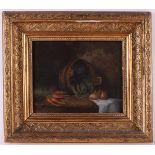 Dutch school 1st half 20th century 'Still life of vegetables and wooden tub',