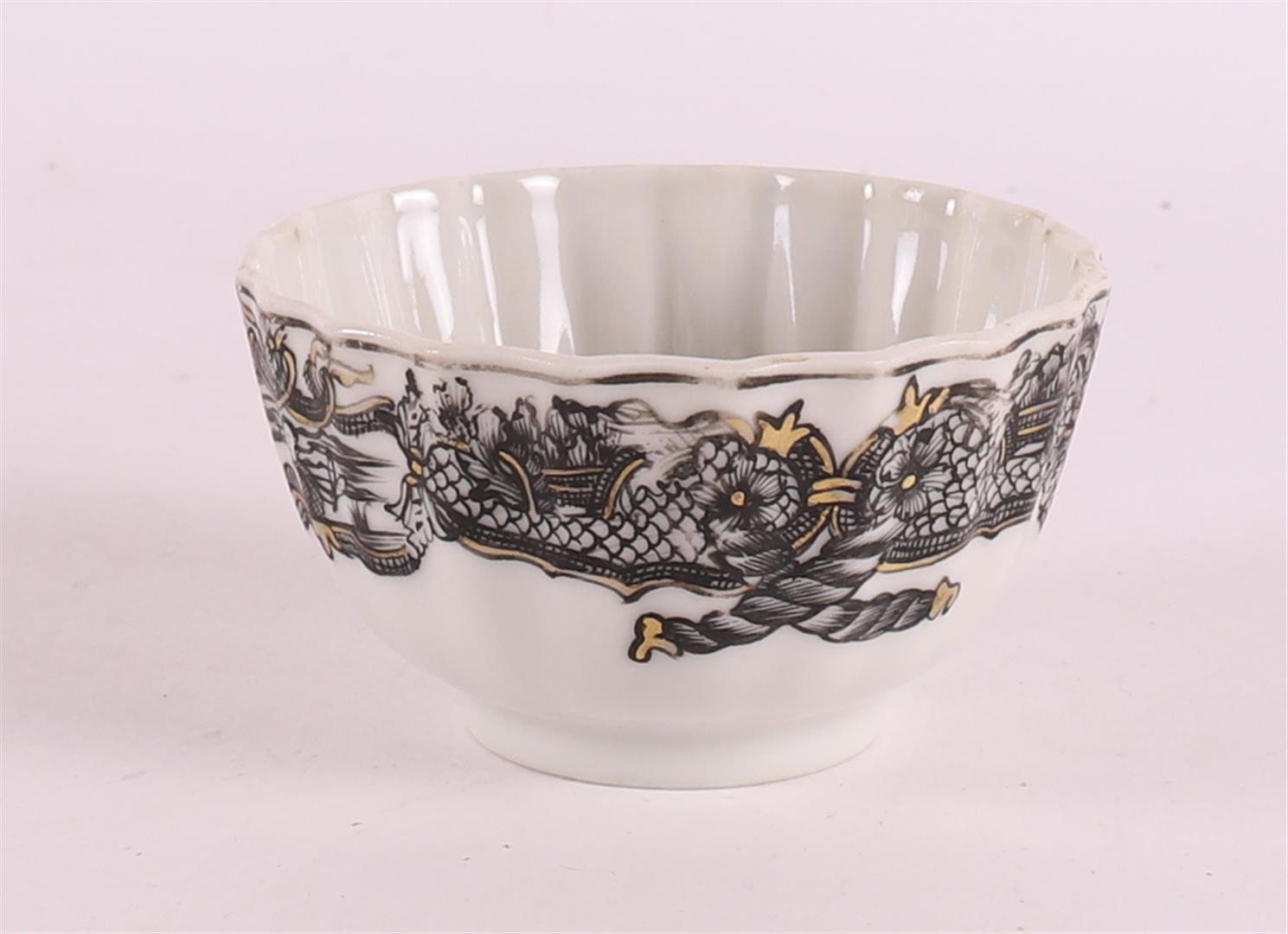 A series of six encre de Chine cups and saucers, China, Qianlong 18th century. - Image 20 of 22