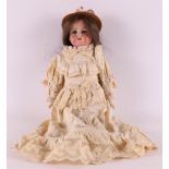 An articulated character doll, Germany, Armand Marseille 370, circa 1900.