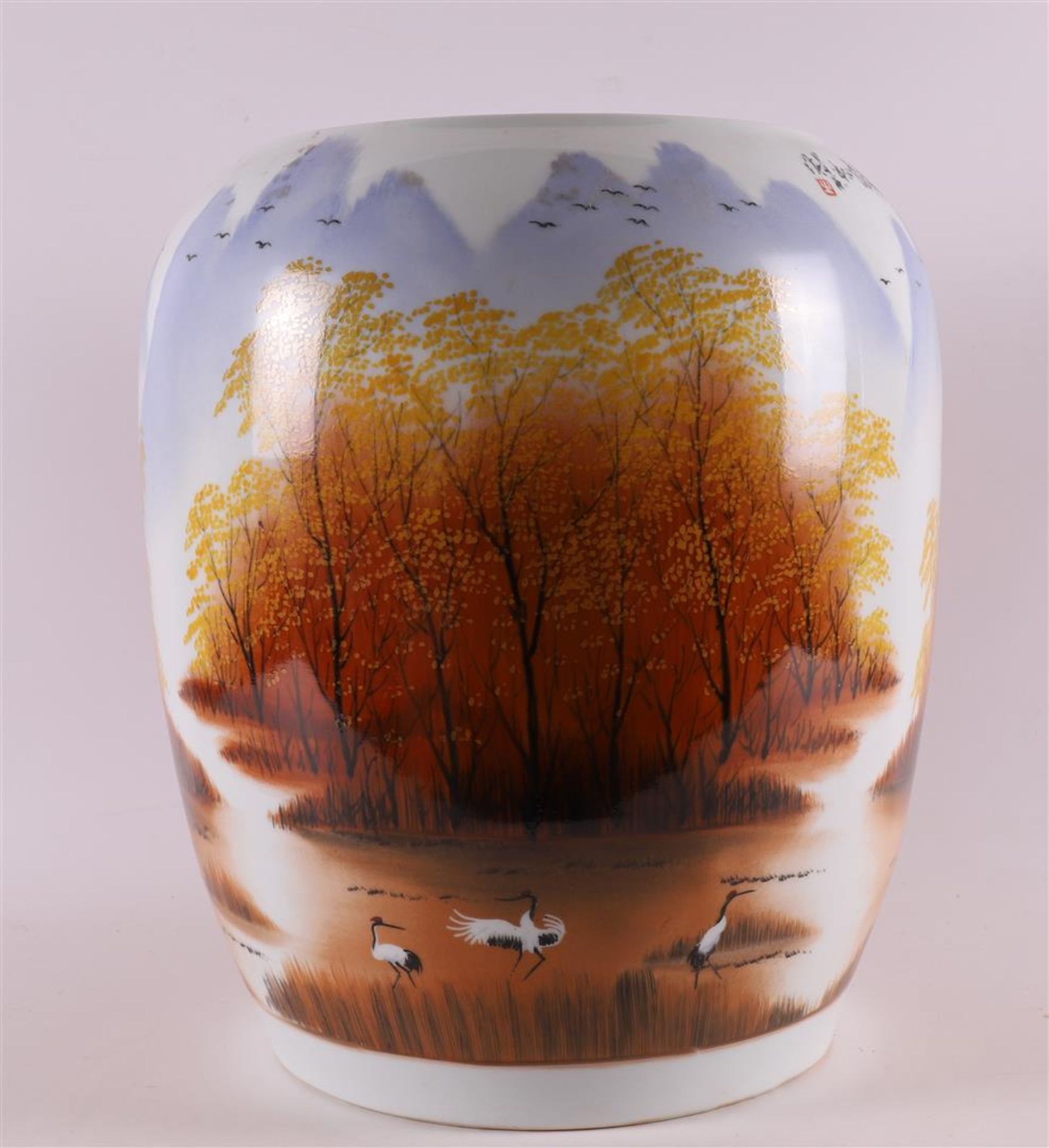 A porcelain vase, China 21st century.