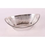 A 2nd grade 835/1000 silver pierced boat-shaped bonbon basket, 20th century