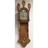 A so-called office or notary clock, Friesland, 19th century.