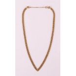A 22 kt 916/1000 yellow gold necklace, flat fantasy link.