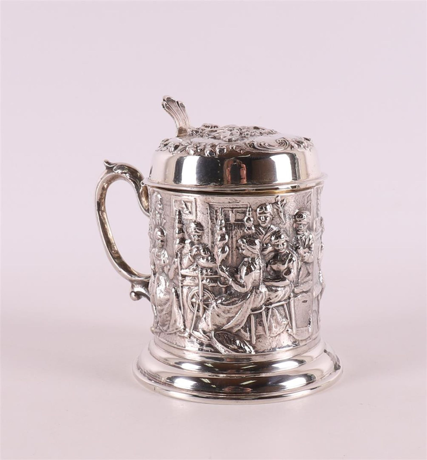 A second grade silver beer mug. - Image 2 of 6