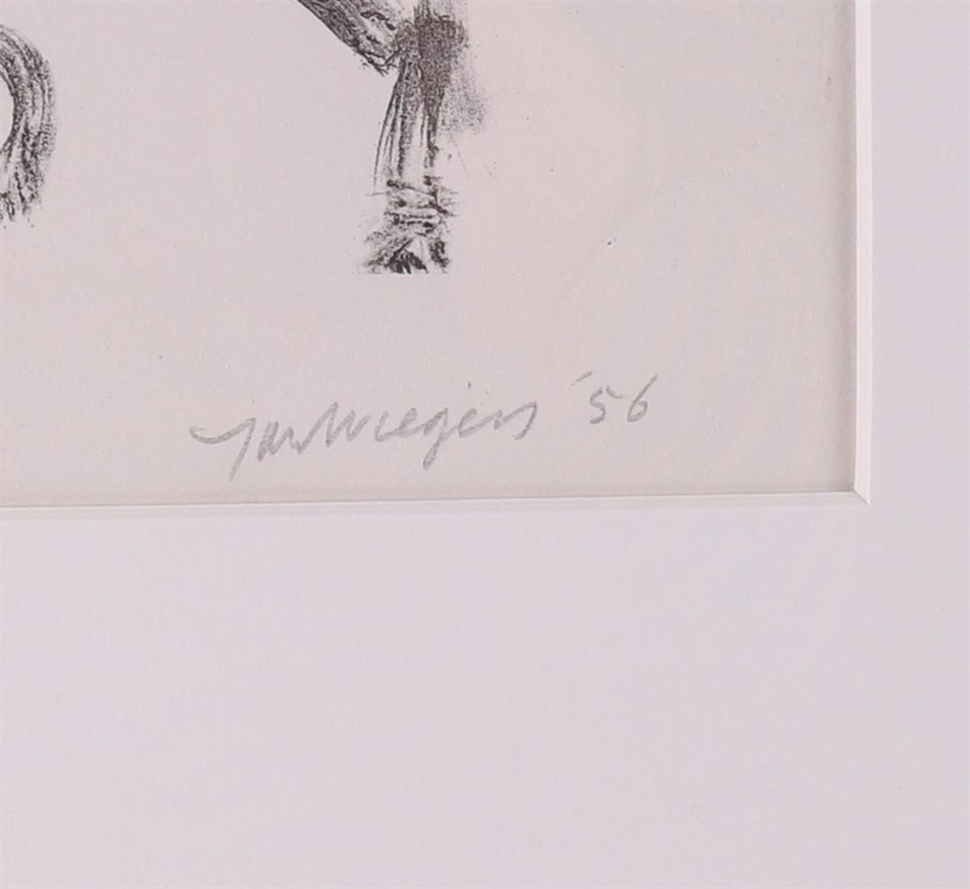 Wiegers, Jan (Oldenhove 1893 - A'dam 1959) 'Portrait of a young woman', - Bild 3 aus 3