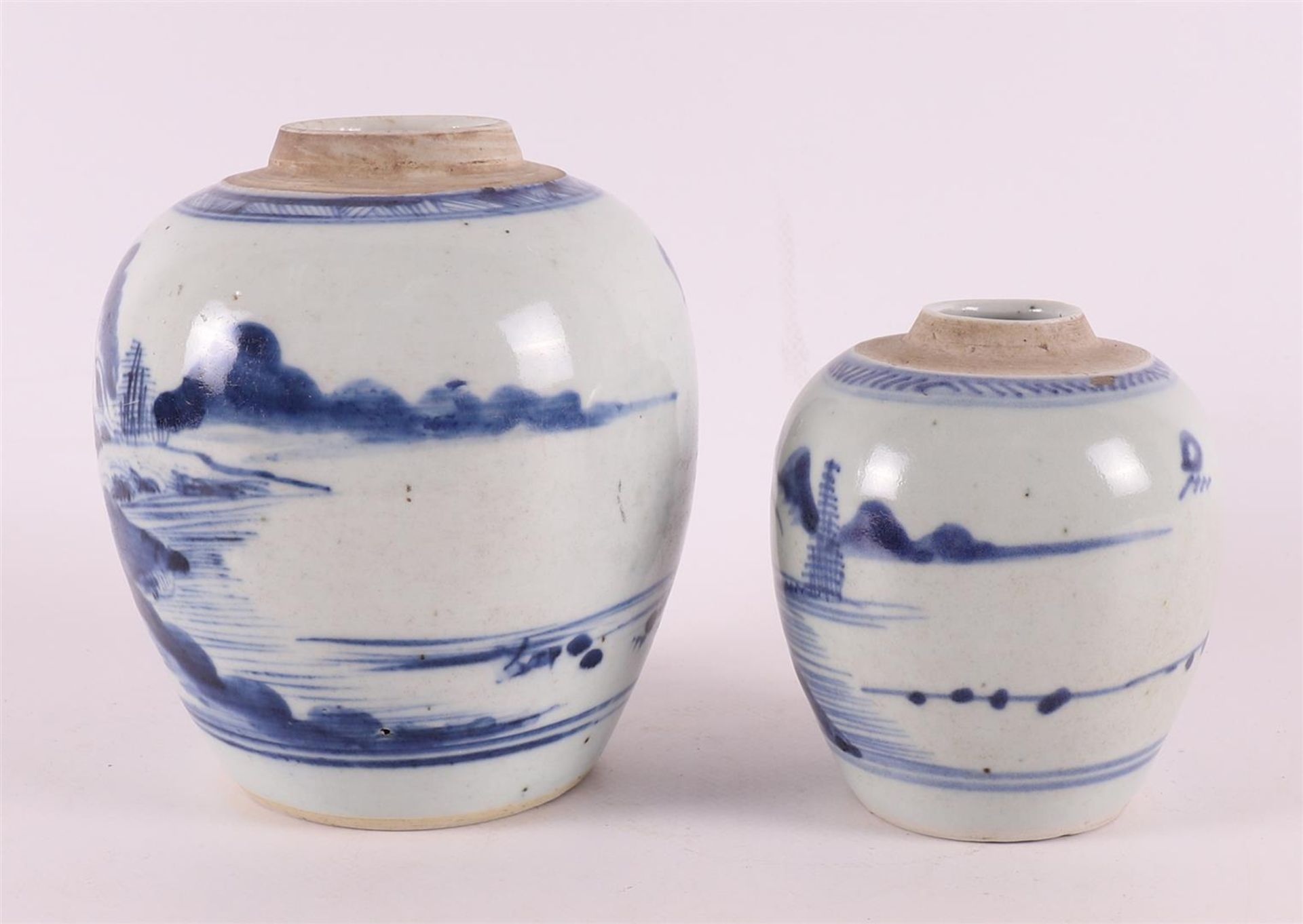 A blue and white porcelain ginger jar, China, 19th century. - Bild 2 aus 6