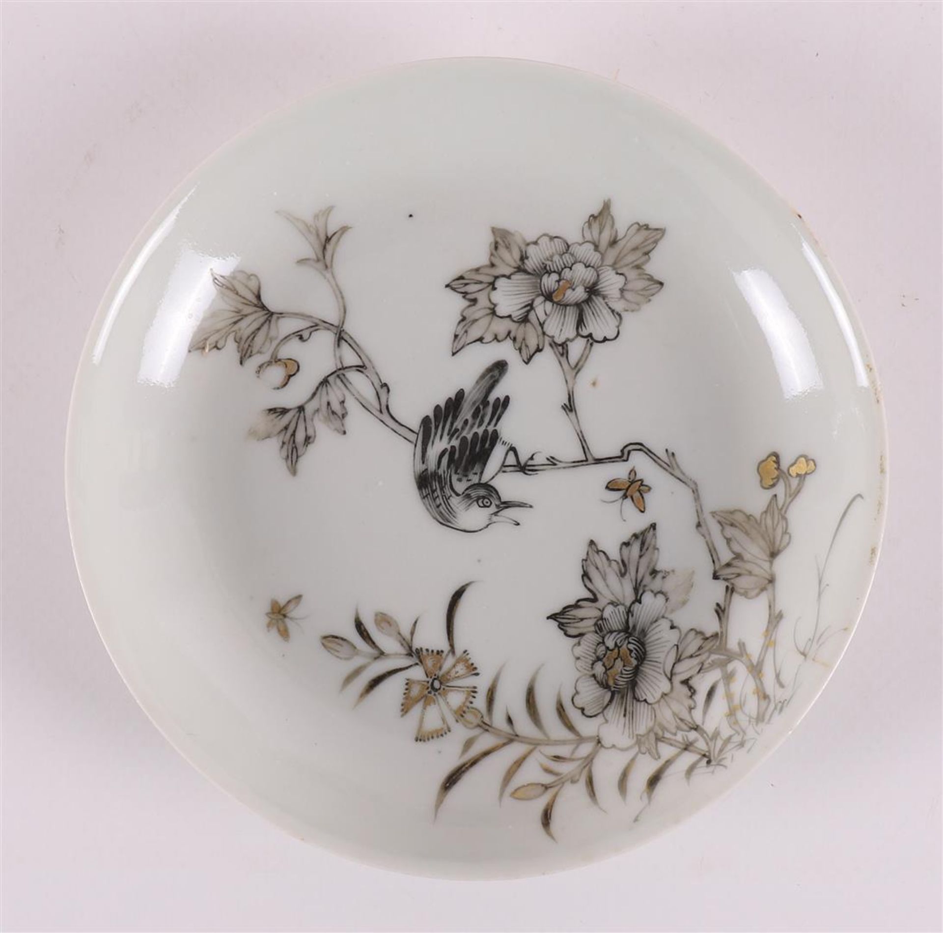 A series of six encre de Chine dishes, China, Qianlong, 18th century. - Image 2 of 13