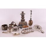 A lot of various items, mainly silver, 19th/20th century.