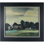 Nijmeijer, J. (Joop) (Hoogeveen 1941-2017) 'Landscape Gees, Drenthe',