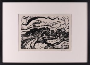 Wiegers, Jan (Oldenhove 1893 A'dam-1959) 'Groninger landscape',