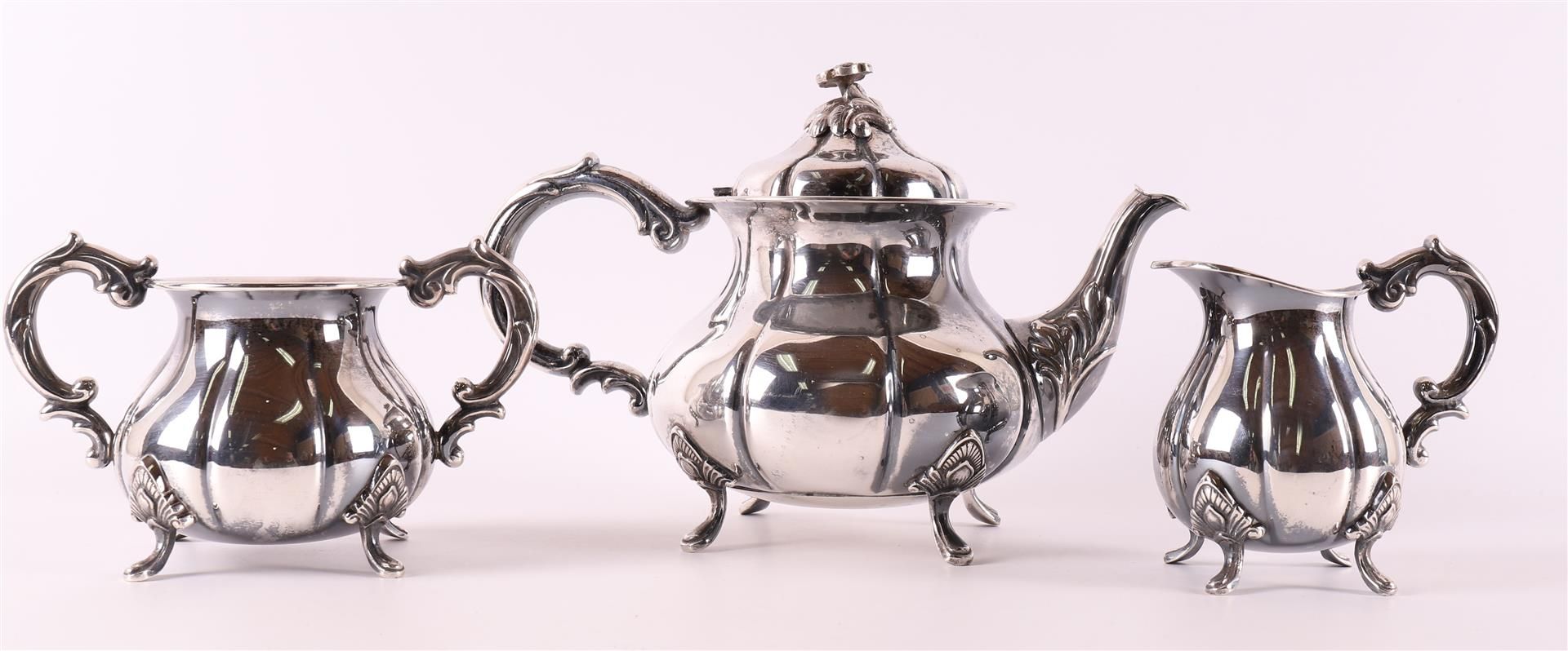 A silver plated coffee set, Scandinavia ca. 1930. - Bild 2 aus 4