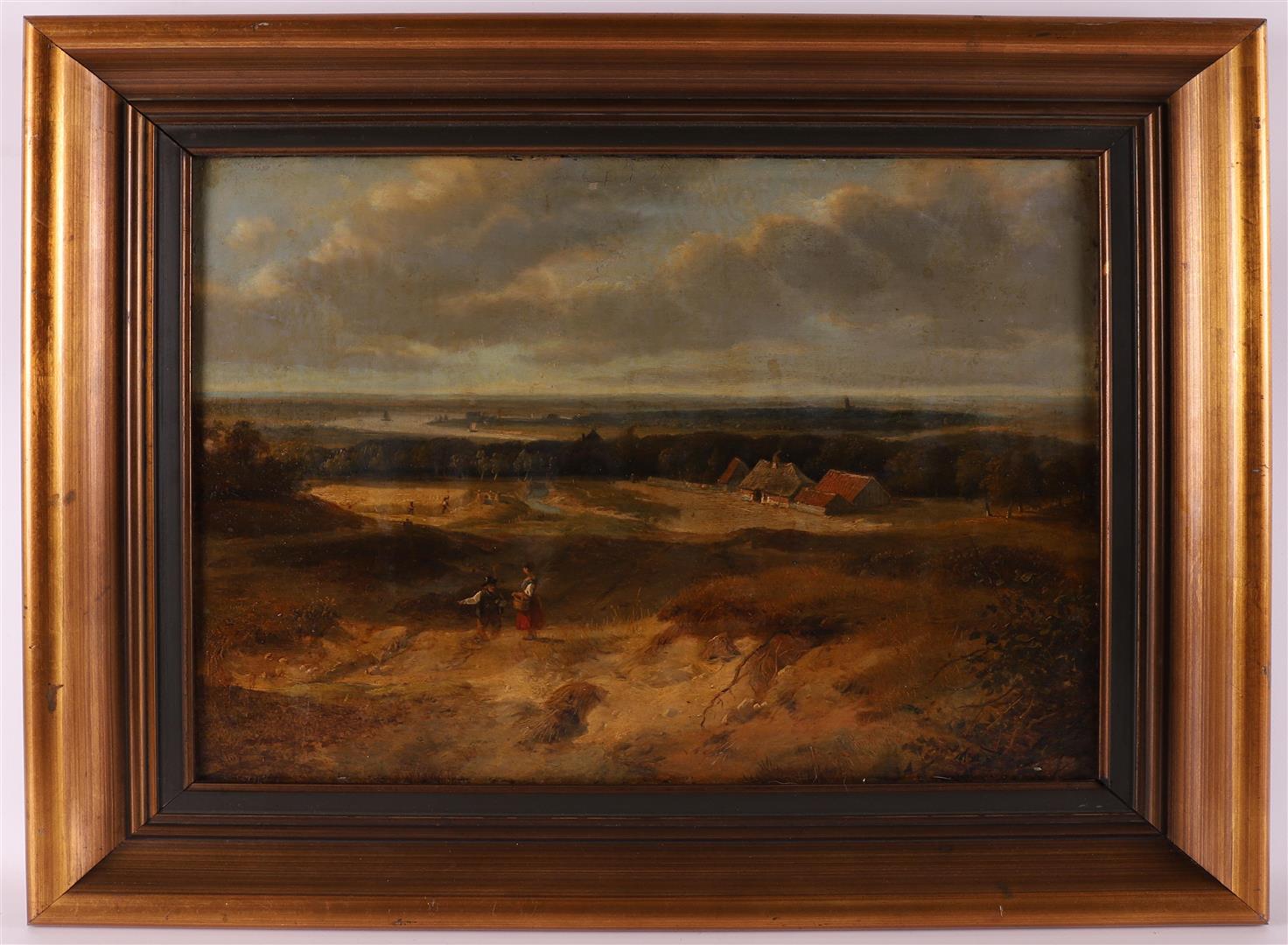 Kluijver, Pieter Lodewijk F (Amsterdam 1816-1900) 'Dutch landscape'