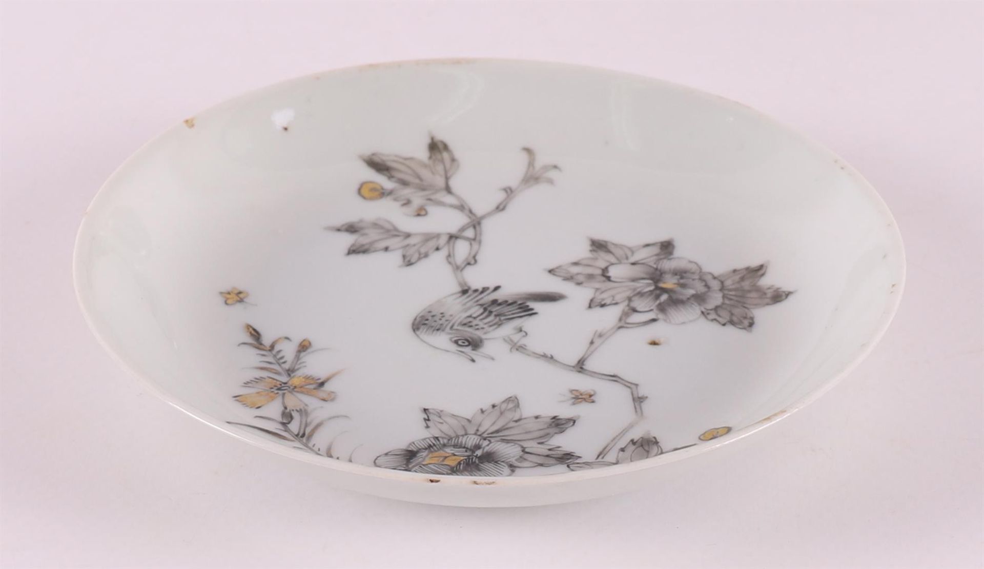 A series of six encre de Chine dishes, China, Qianlong, 18th century. - Image 7 of 13