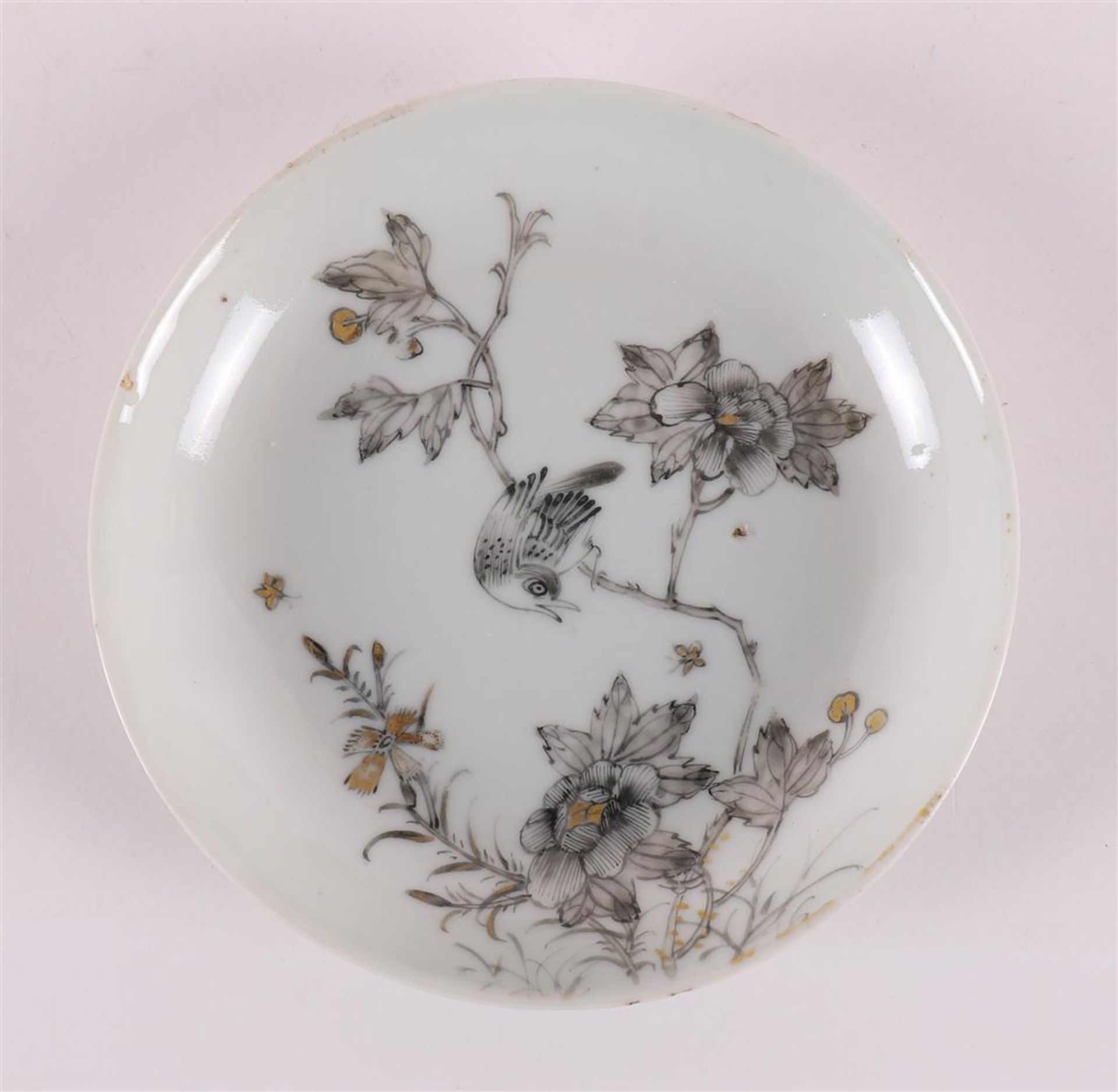 A series of six encre de Chine dishes, China, Qianlong, 18th century. - Image 4 of 13