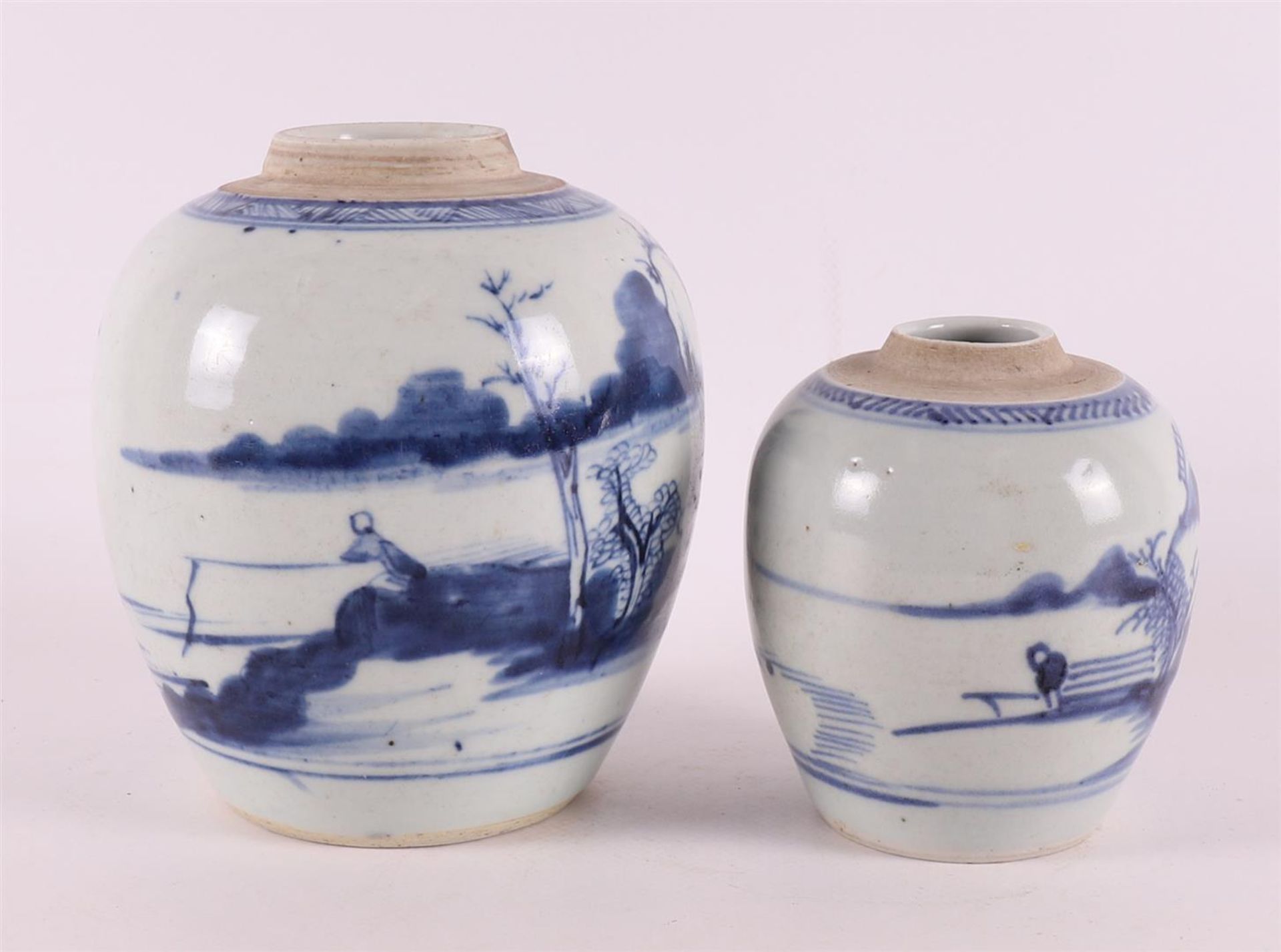 A blue and white porcelain ginger jar, China, 19th century. - Bild 4 aus 6