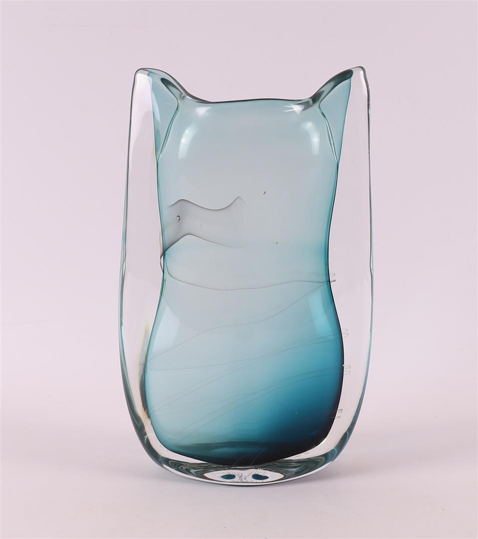 A thick-walled 'Unica' vase (AH 814), with a blue cast, design: Floris Meydam. - Image 2 of 4