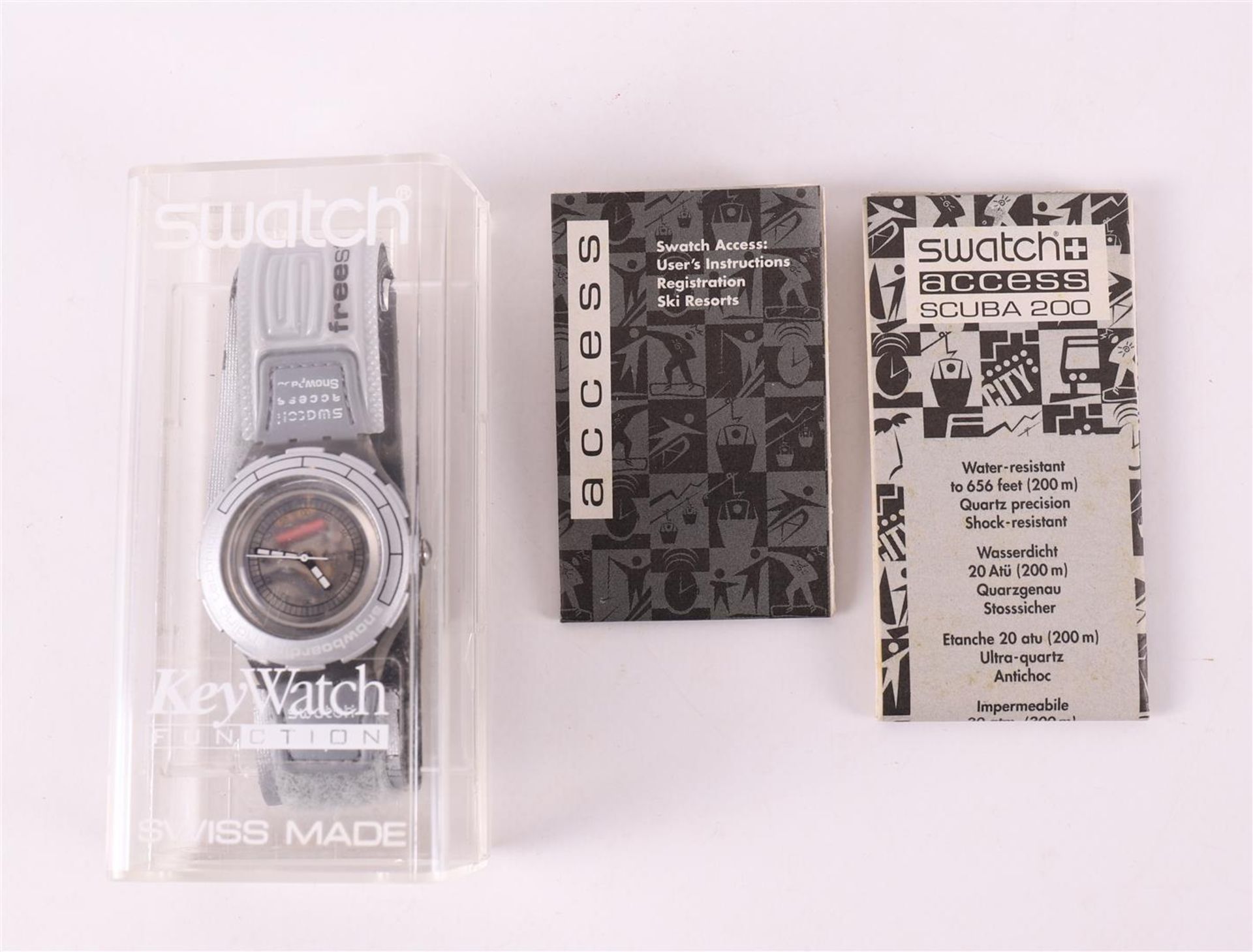 A Swatch wristwatch in cassette, KeyWatch function. - Image 3 of 3