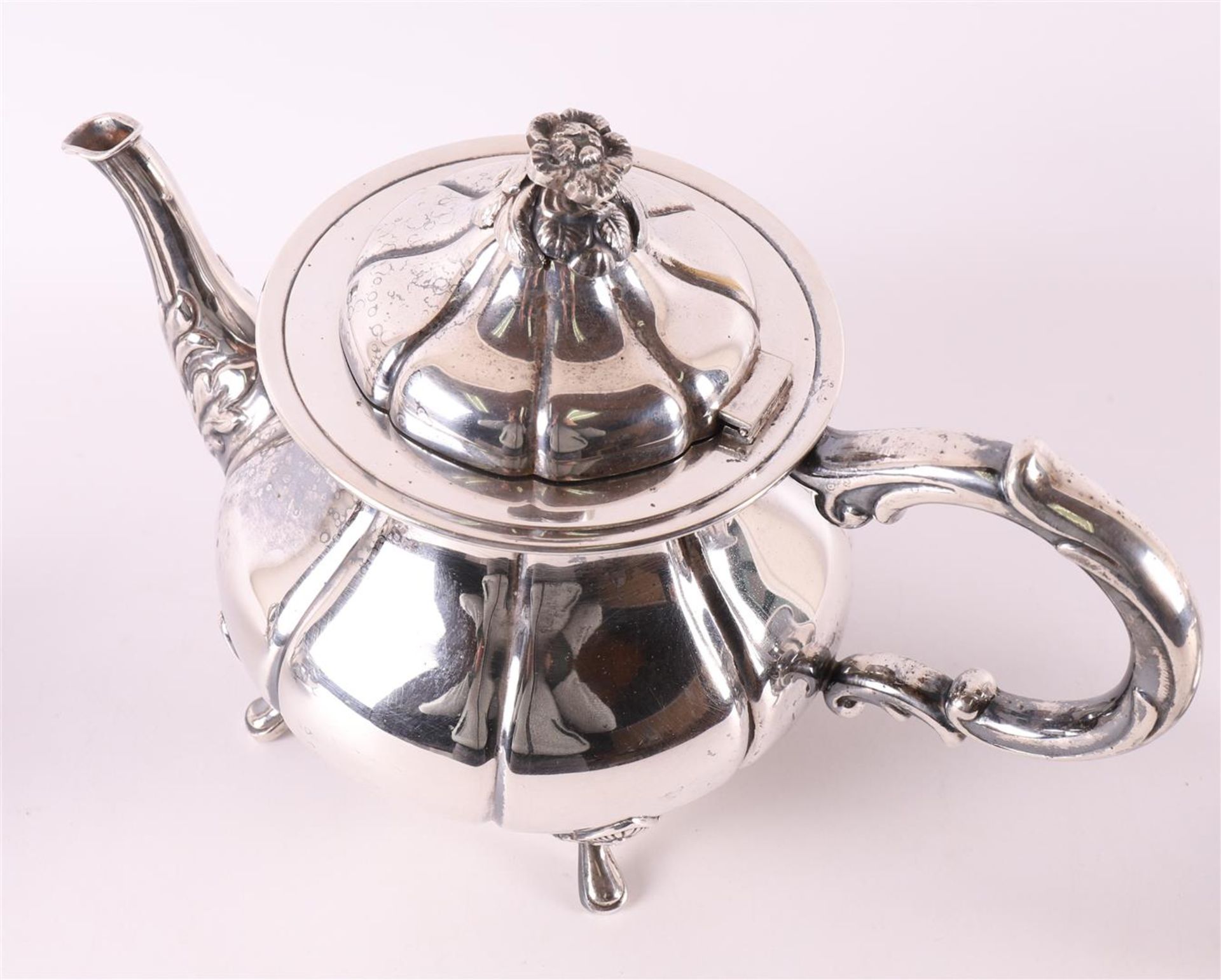 A silver plated coffee set, Scandinavia ca. 1930. - Bild 3 aus 4