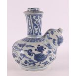 A blue and white porcelain Kendi, China, Wanli, 16th century.