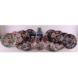 A lot of various Imari porcelain, Japan, Meiji, around 1900