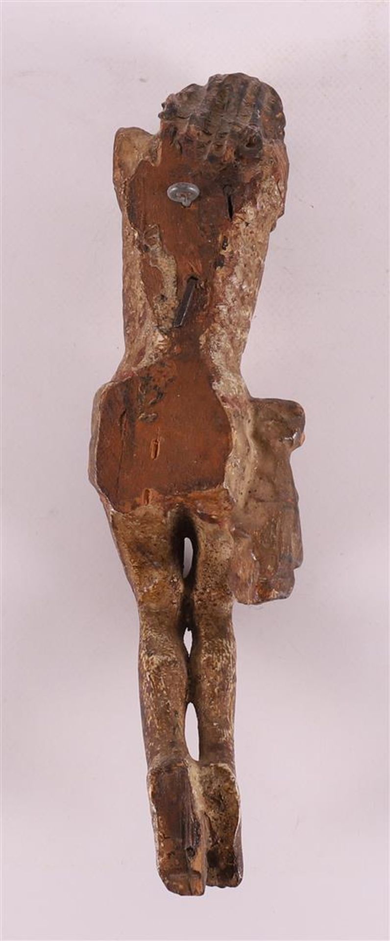 A carved wooden Corpus Christi, 18th century. - Bild 2 aus 4