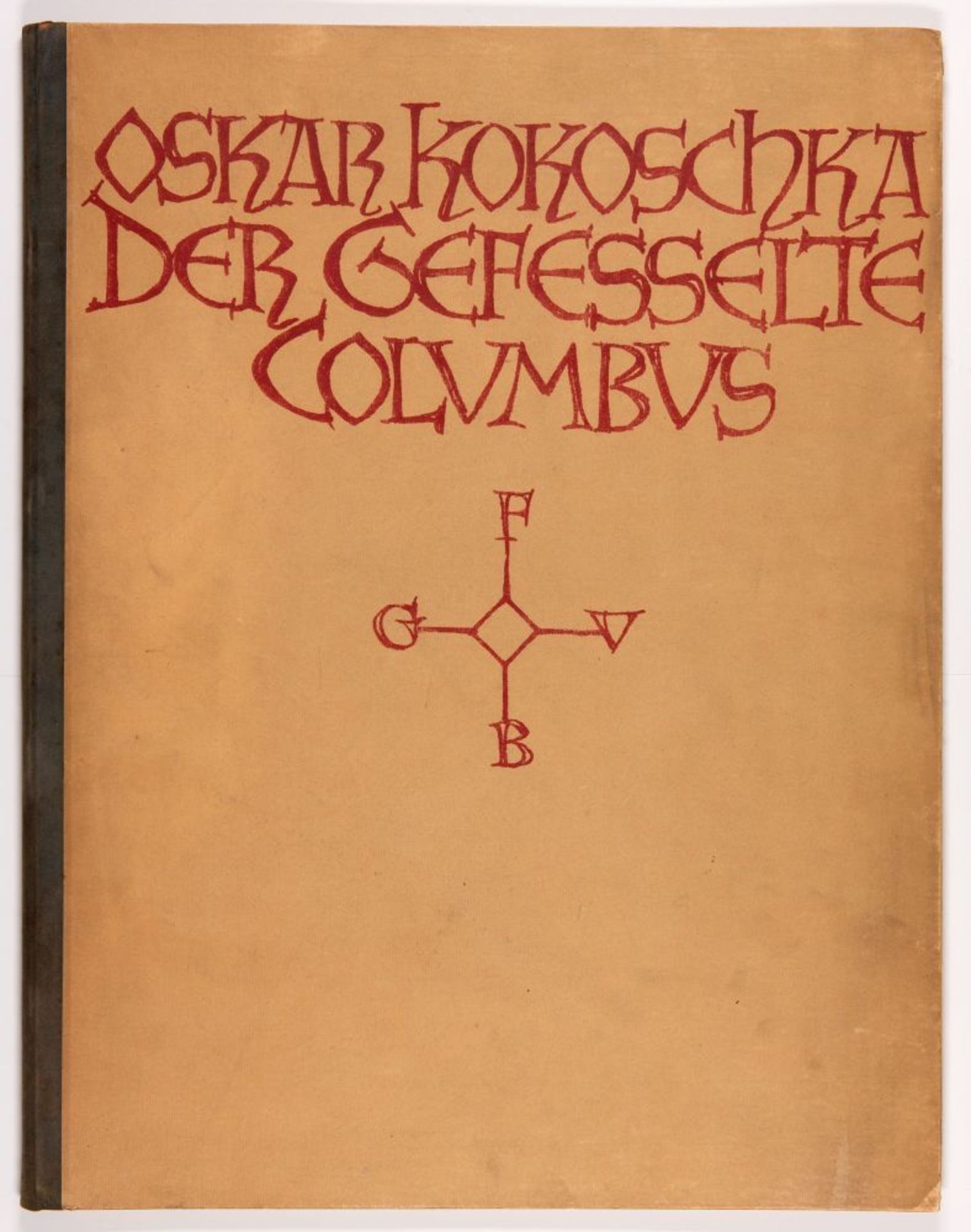 O. Kokoschka, Der gefesselte Columbus. Mit 12 OrLithos. Bln 1920-21. - Ex. 66/70. - Bild 4 aus 5