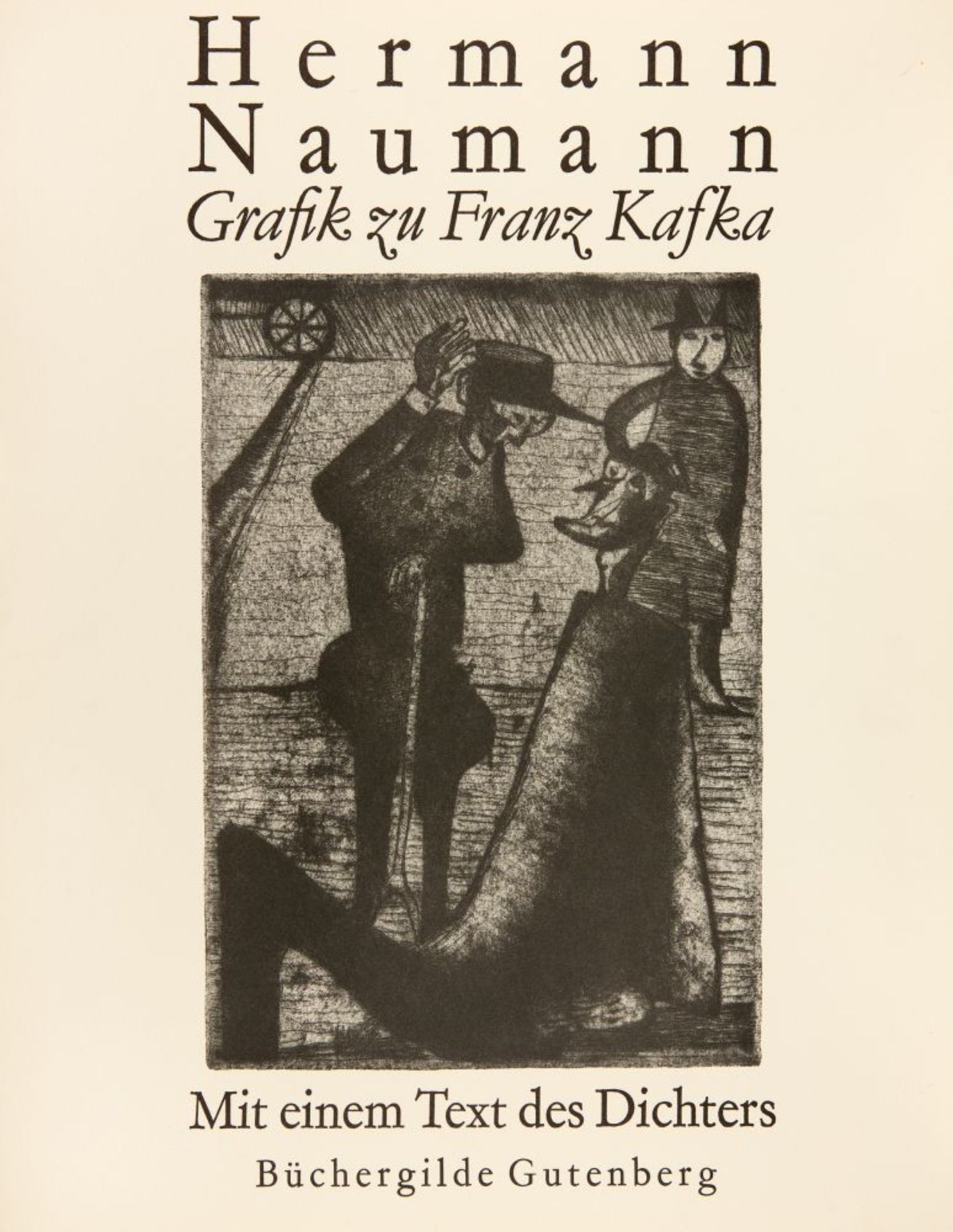 F. Kafka/H. Naumann, 8 Radierungen zu 'Hungerkünstler' Frankfurt a. M. 1985. Ex. 71/125. - Bild 2 aus 4