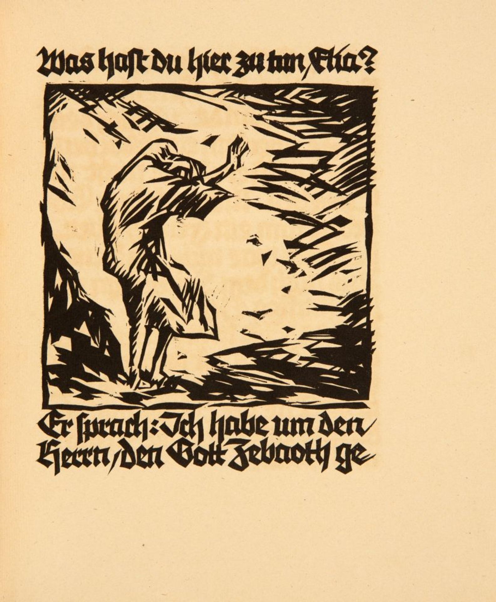 R. Koch, Elia. Offenbach 1921. 1. v. 200 Ex.