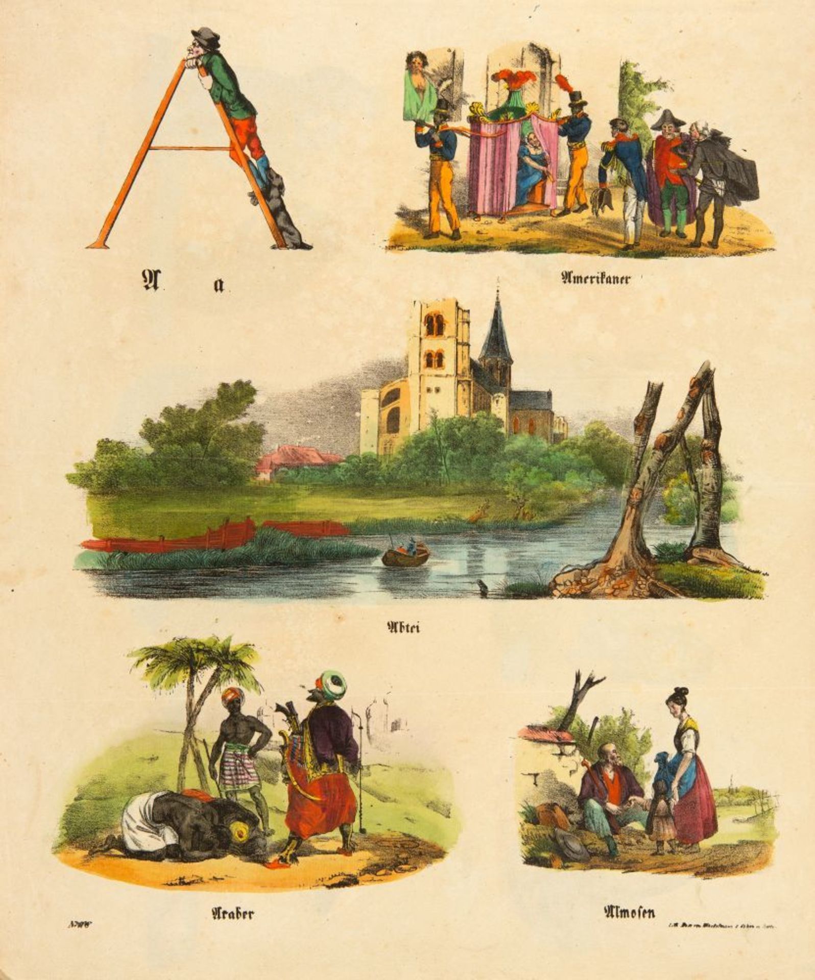 Das allergrößte Bilder-ABC. Berlin1828. - Bild 5 aus 5