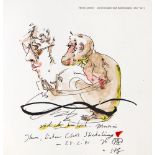 H. Janssen, Katalog Zeichnungen und Radierungen 1969-1975, mit eigenhänd. Zeichnung.