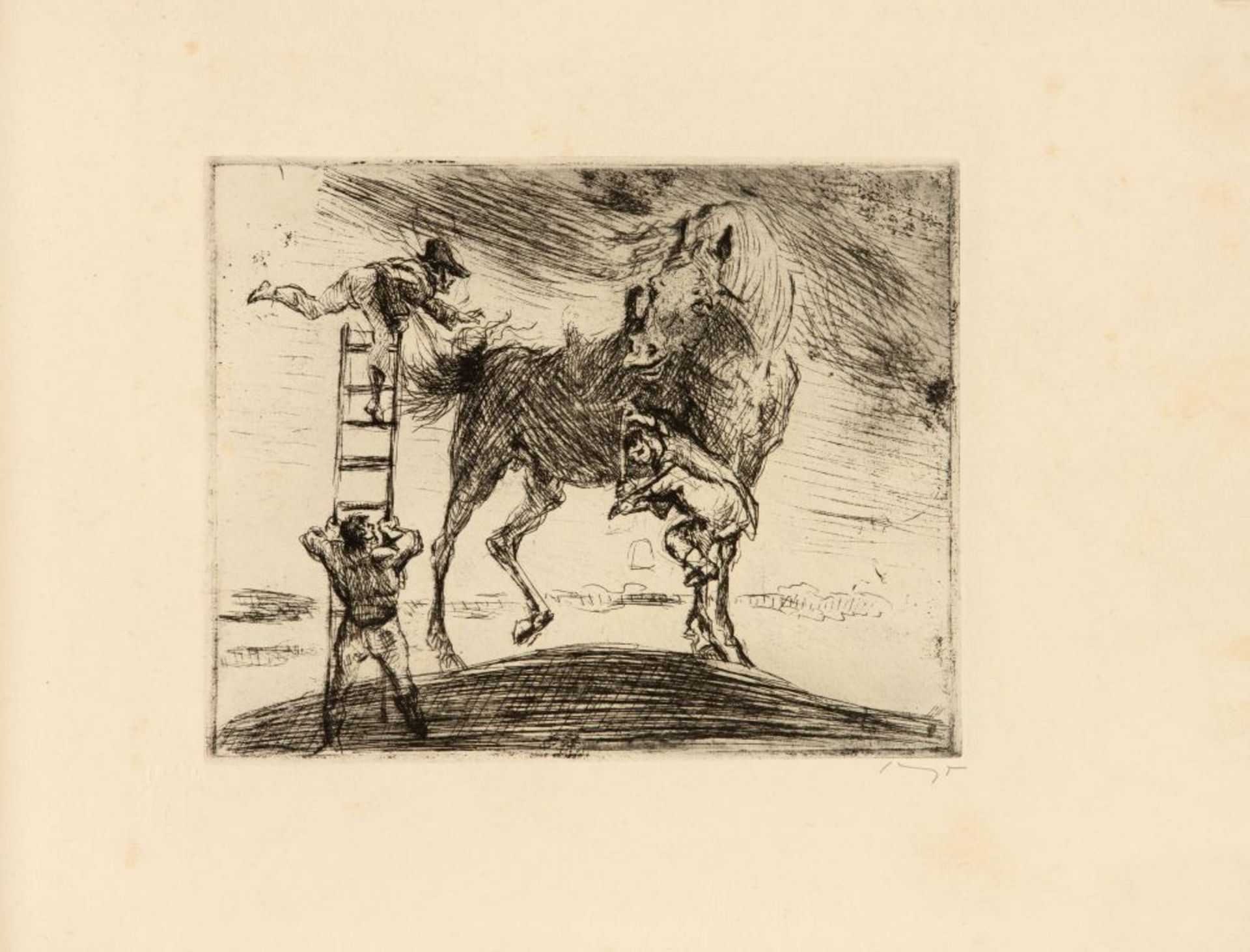 M. Slevogt, Schatten und Träume. Bln 1926. 1 v. 50 Ex. - Bild 3 aus 3